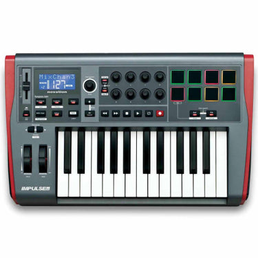 Teclado Controlador Novation Impulse 25, Novimp25